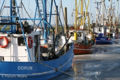 Sielhafen an der Nordsee